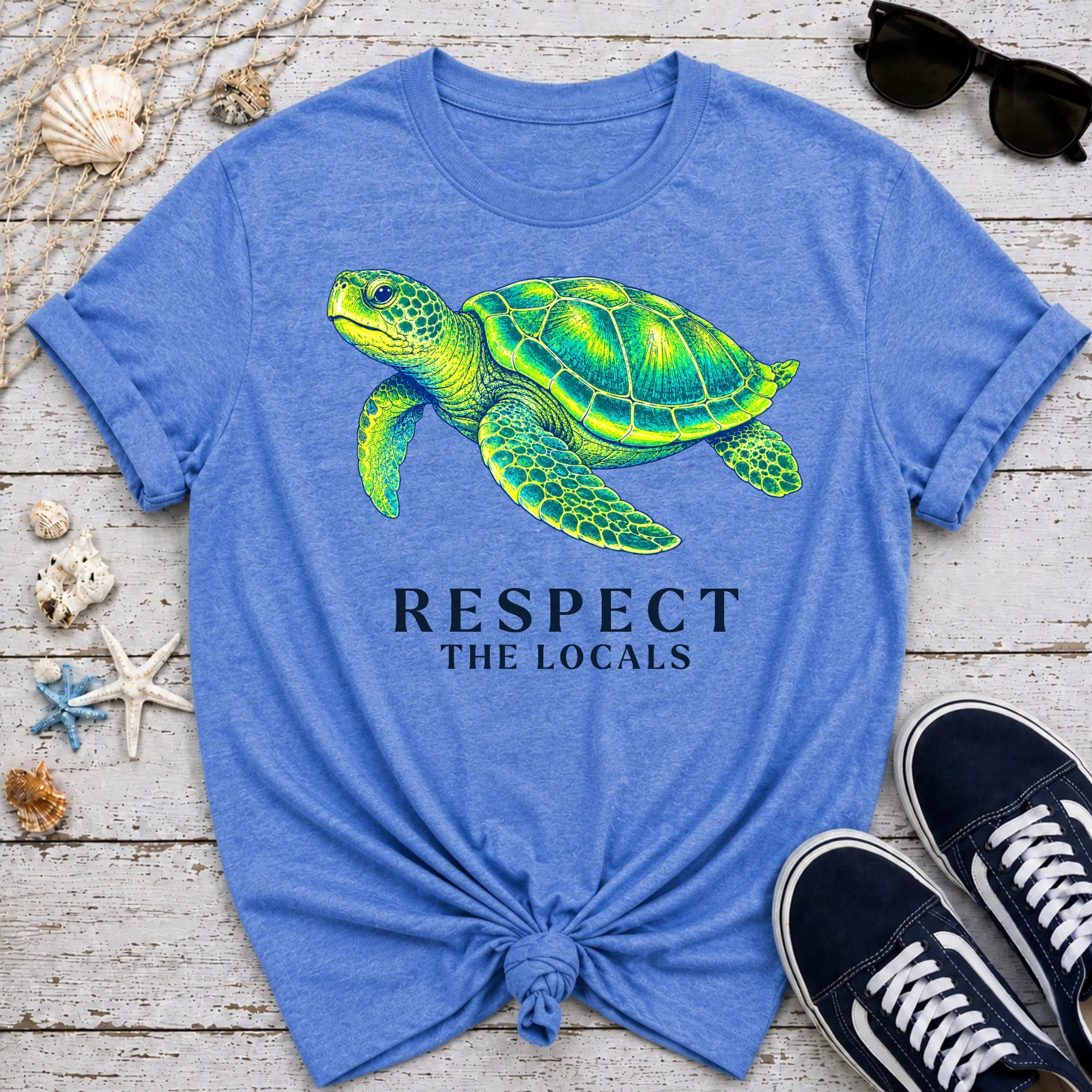 Turtle Respect the Locals T-Shirt