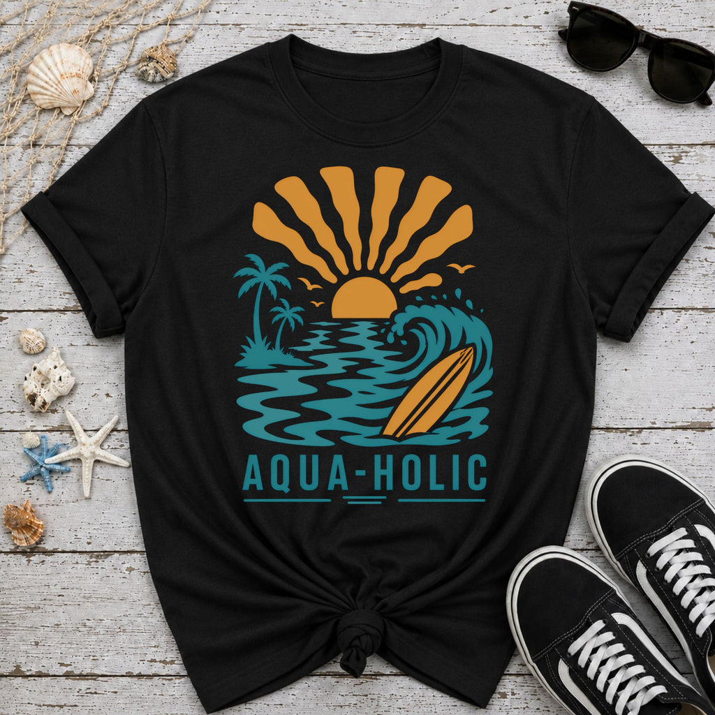 Sunset Aqua-Holic T-Shirt