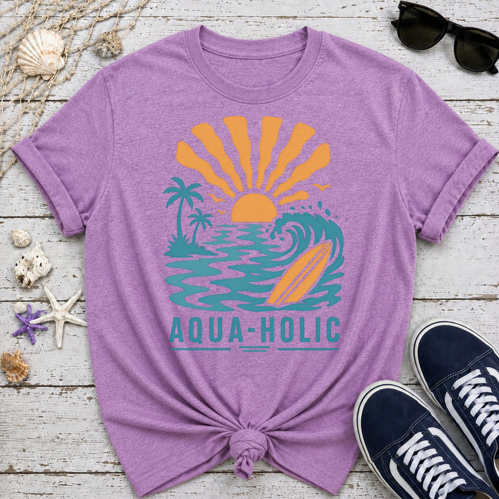 Sunset Aqua-Holic T-Shirt