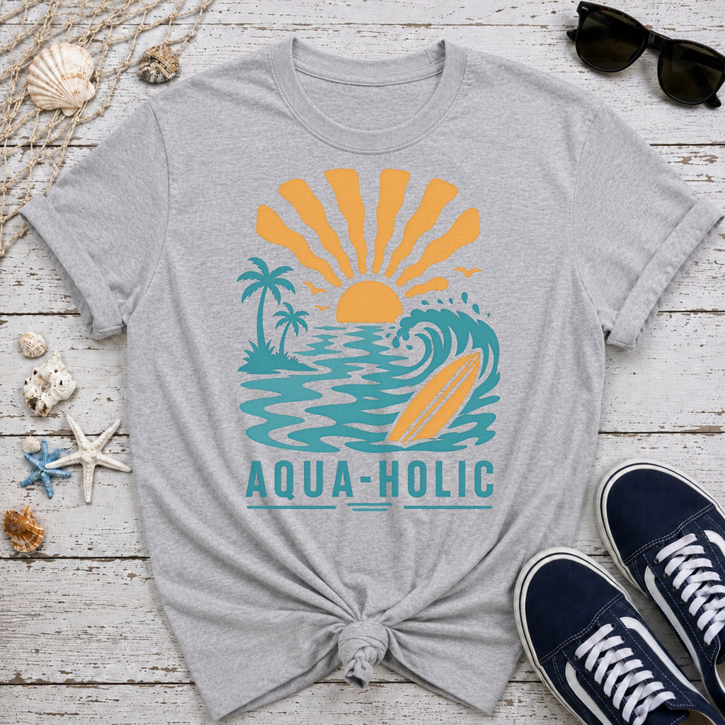 Sunset Aqua-Holic T-Shirt