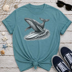 Blue Whale Surfer T-Shirt