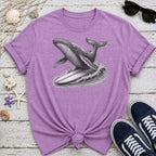 Blue Whale Surfer T-Shirt