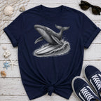 Blue Whale Surfer T-Shirt