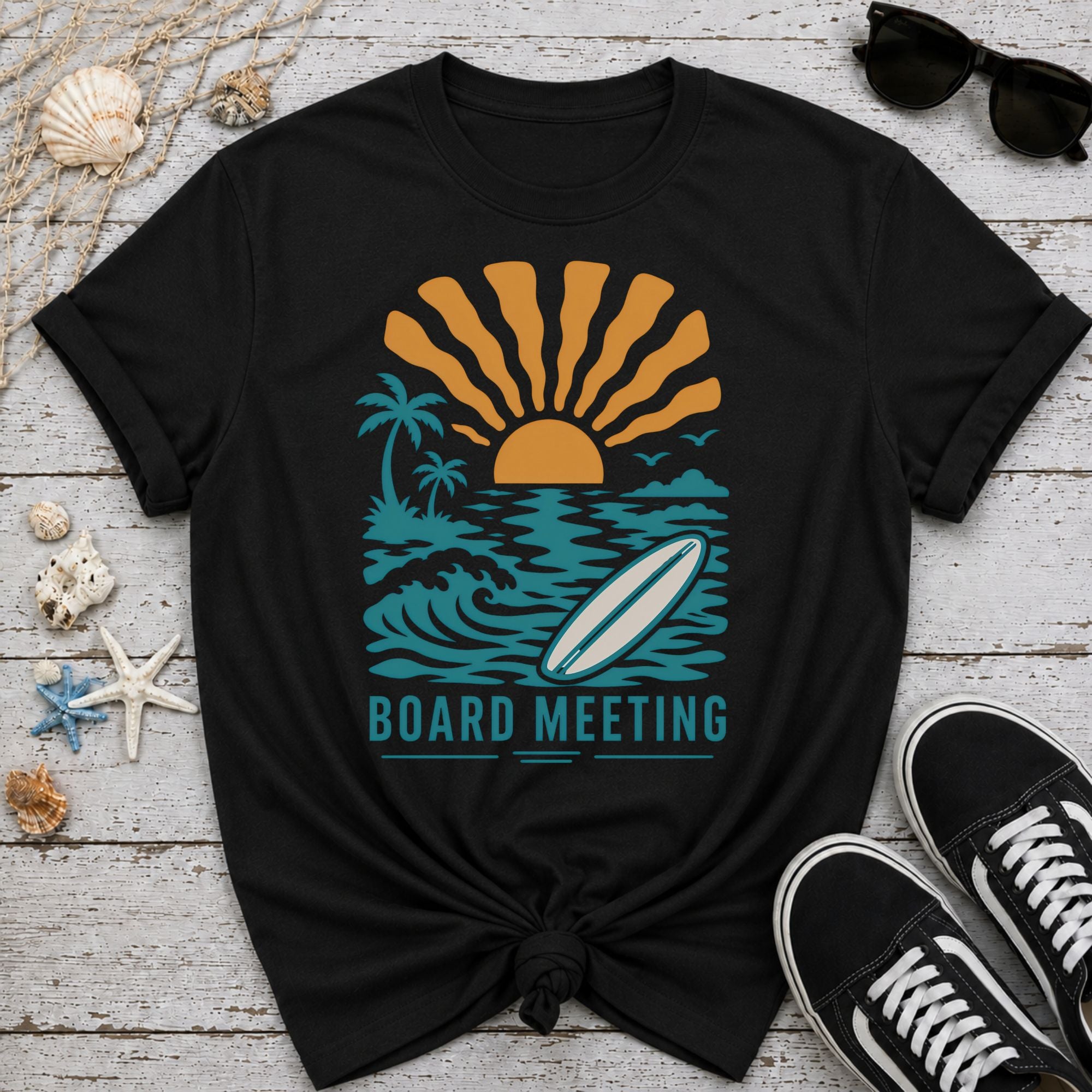Board Meeting Sunset T-Shirt