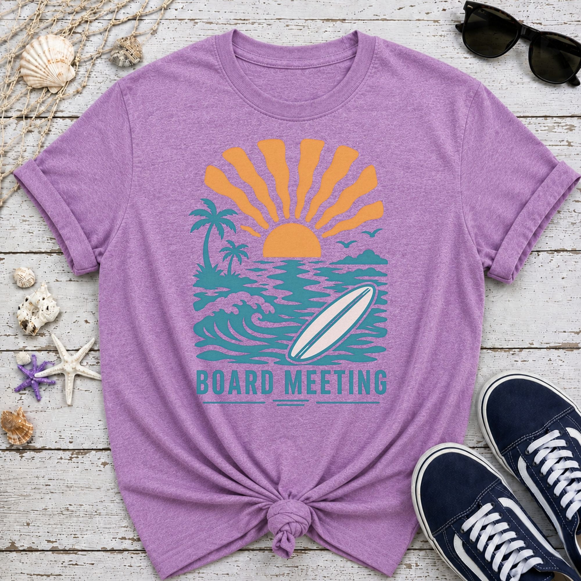 Board Meeting Sunset T-Shirt