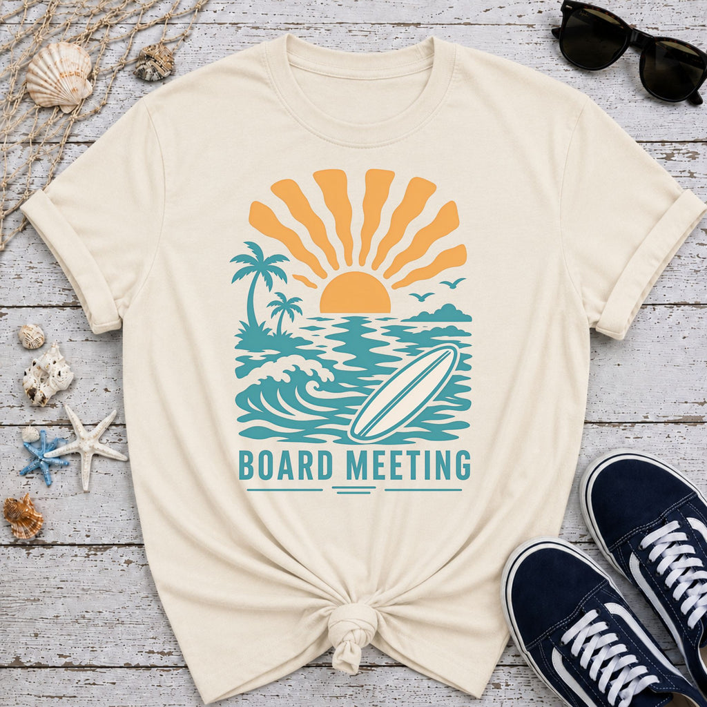 Board Meeting Sunset T-Shirt