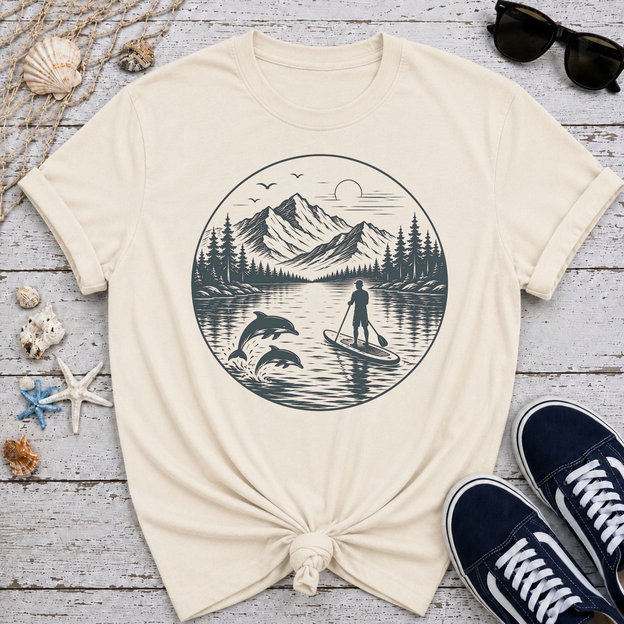 Dolphin Paddle T-Shirt
