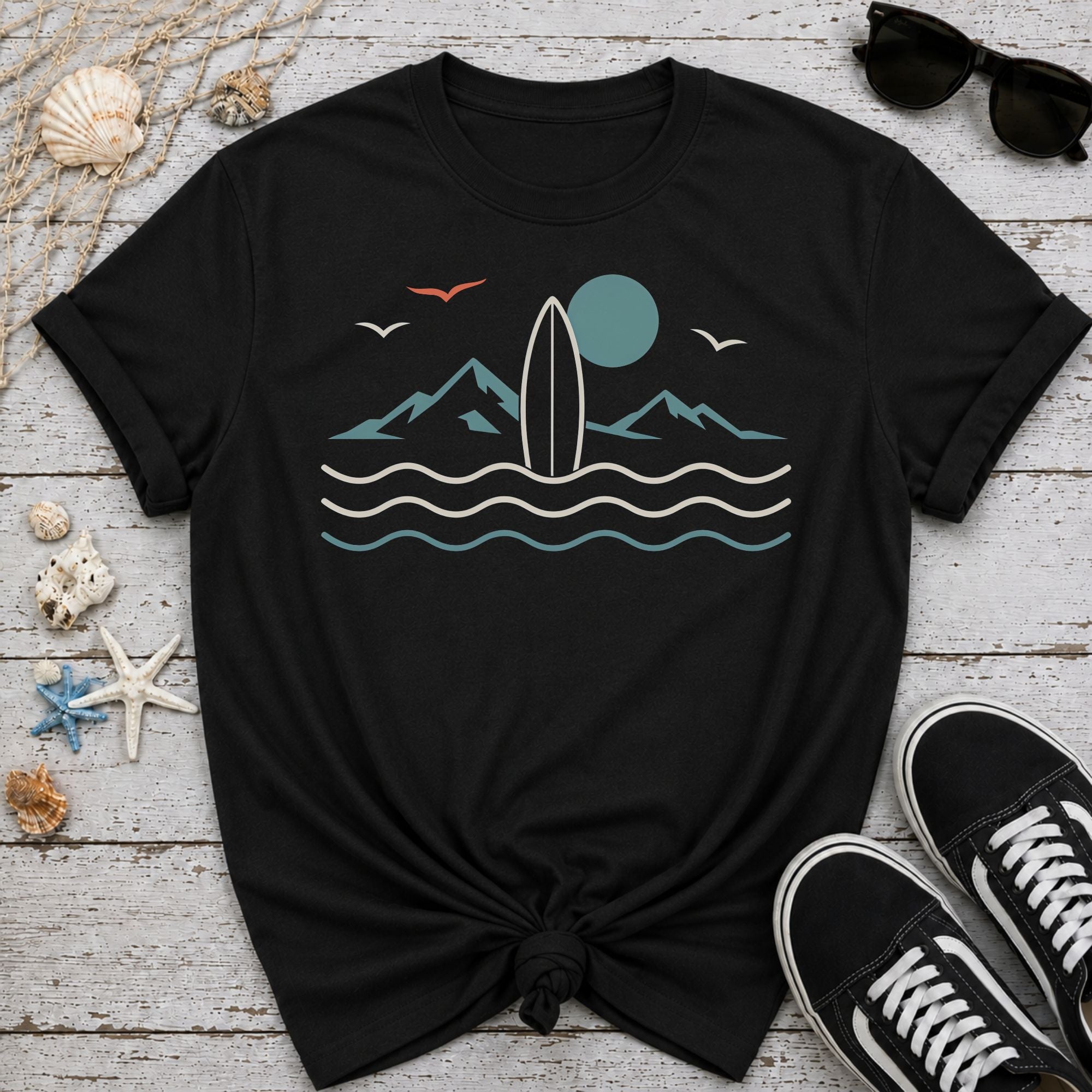 Free With The Board & Birds T-Shirt