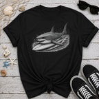 Great White Shark Surfer T-Shirt