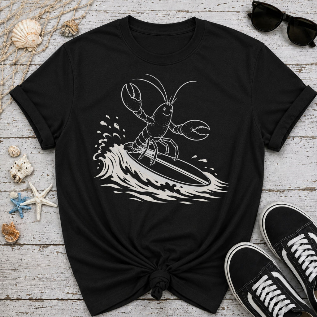 Larry Lobster Surfer T-Shirt