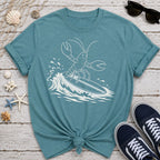 Larry Lobster Surfer T-Shirt