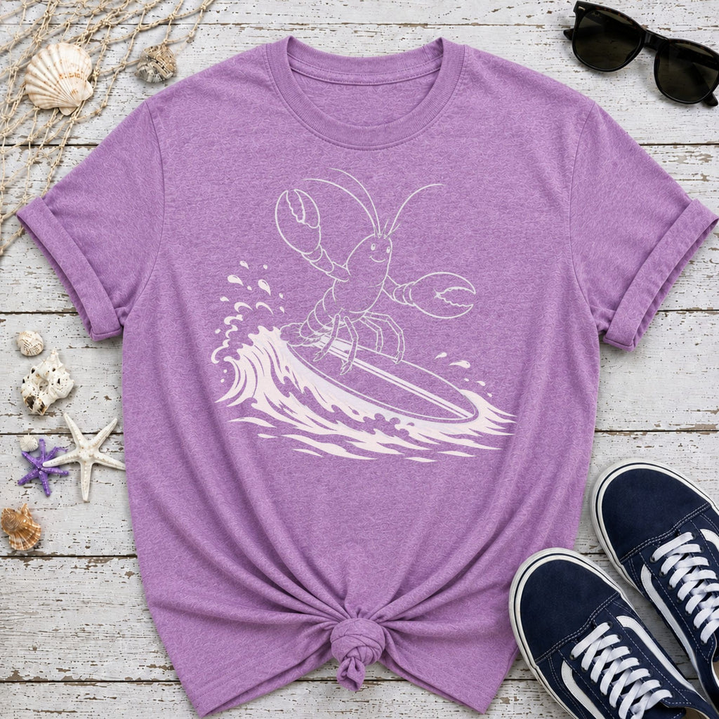 Larry Lobster Surfer T-Shirt