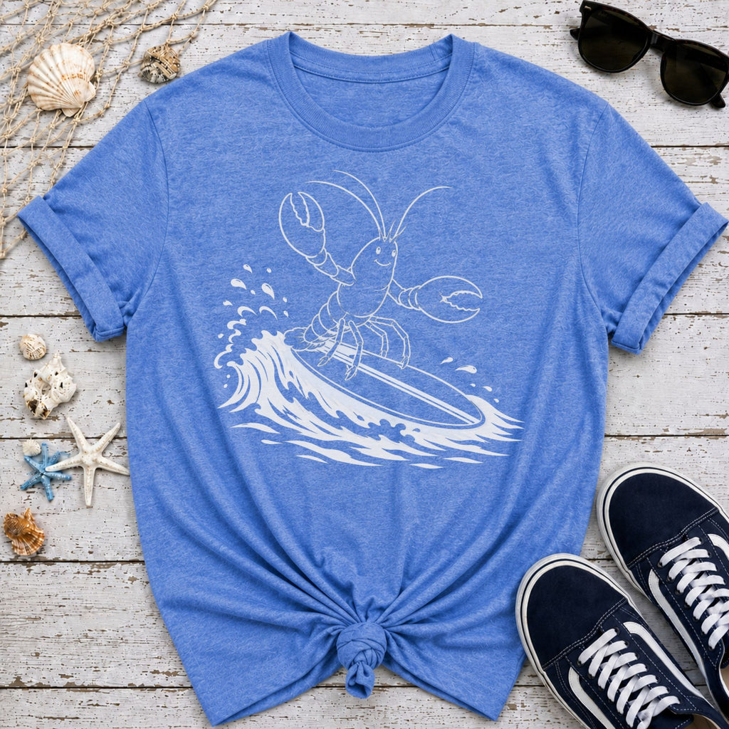 Larry Lobster Surfer T-Shirt