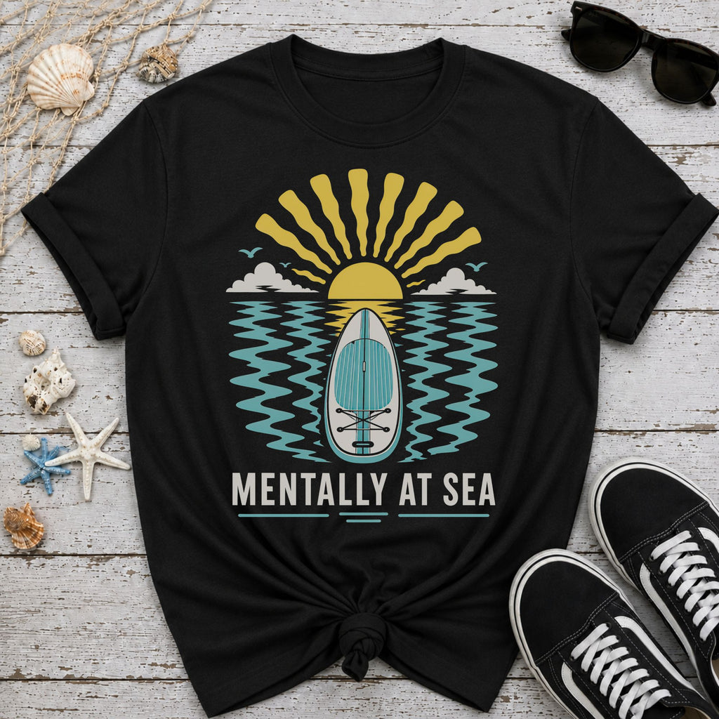 Mentally At Sea Sunset T-Shirt