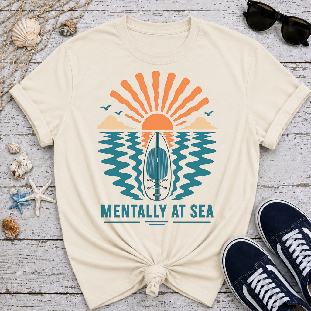 Mentally At Sea Sunset T-Shirt