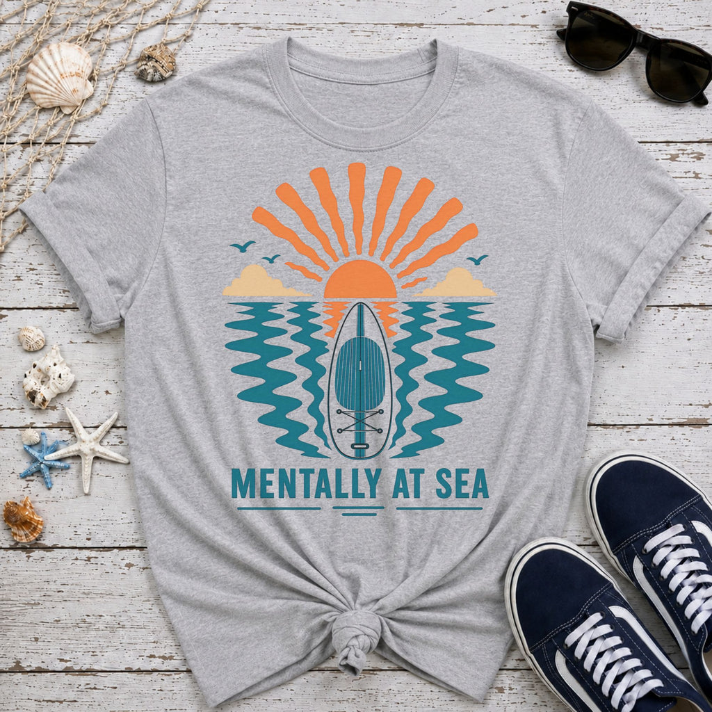Mentally At Sea Sunset T-Shirt