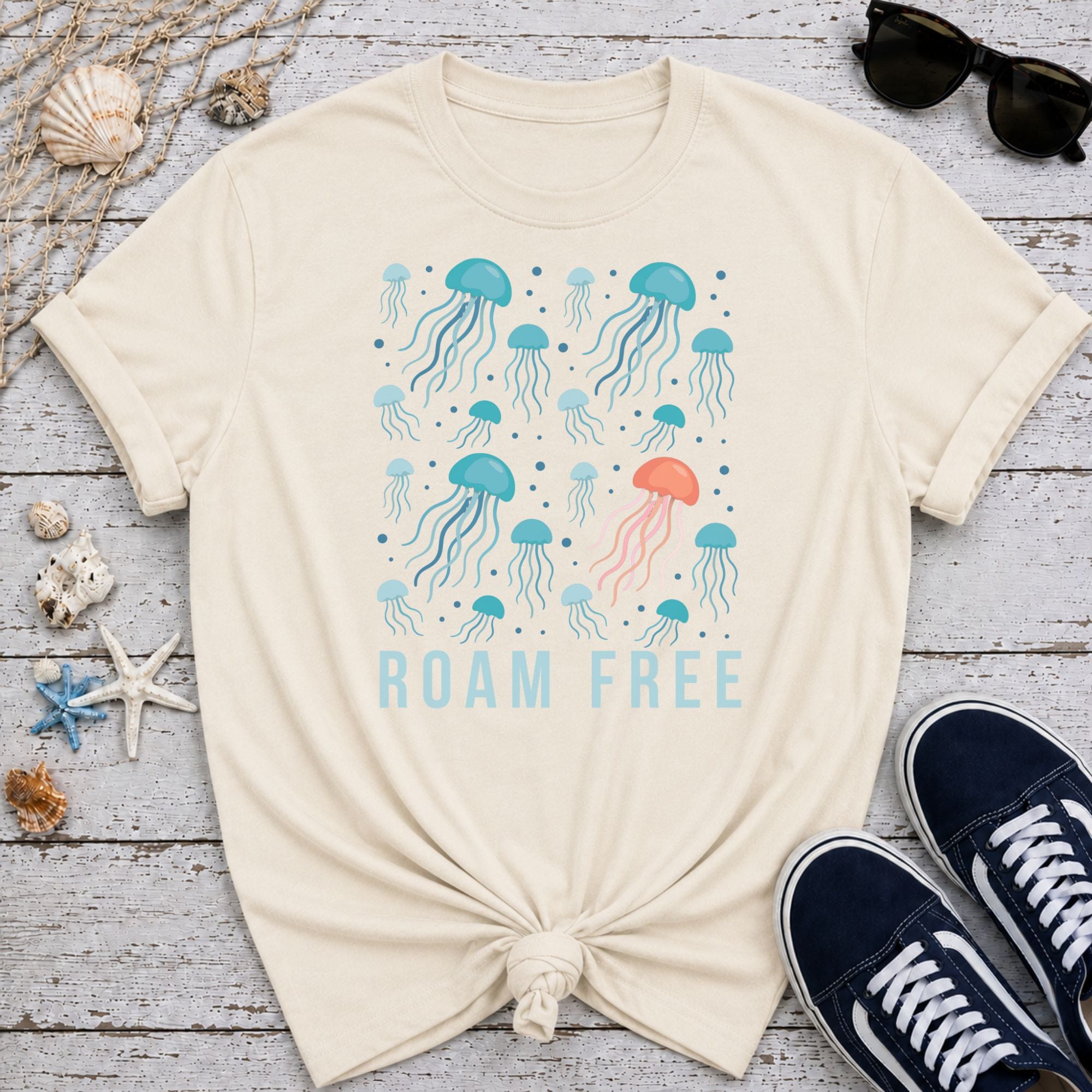 Roam Free Jelly Fish T-Shirt