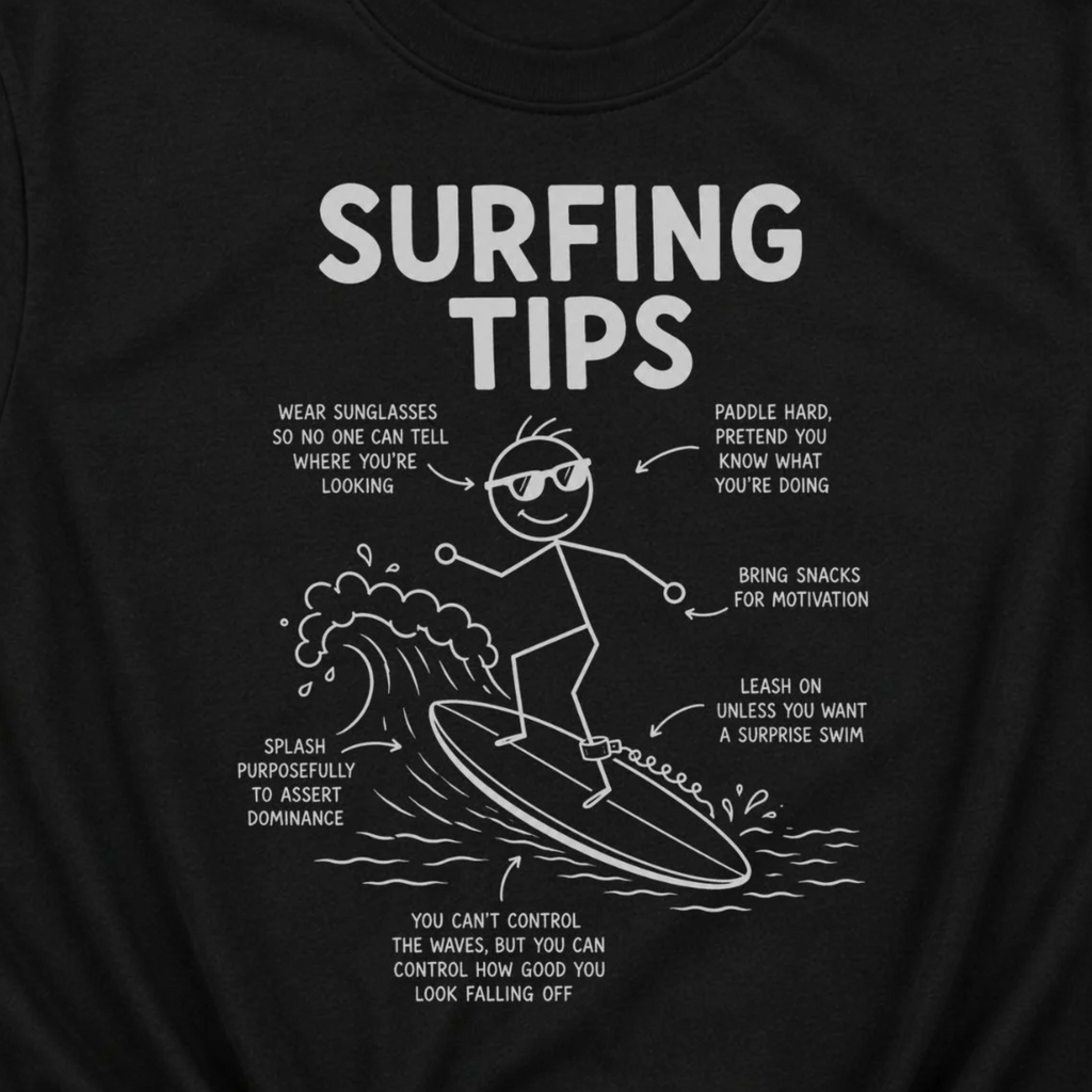 Surfing Tips T-Shirt