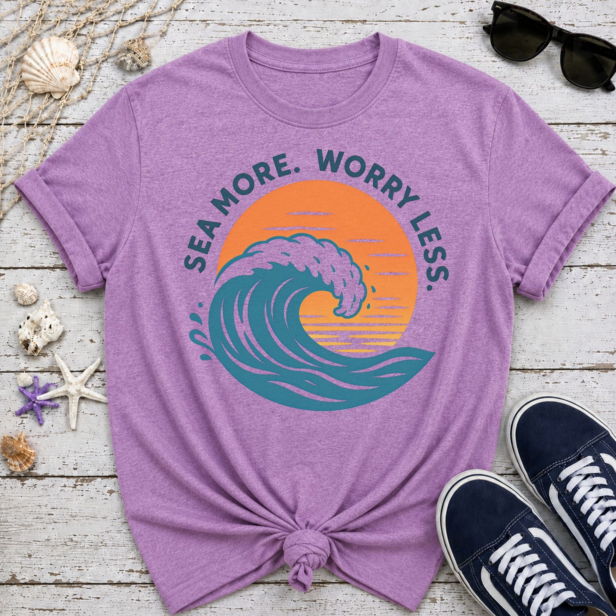 Sea More. Worry Less. T-Shirt
