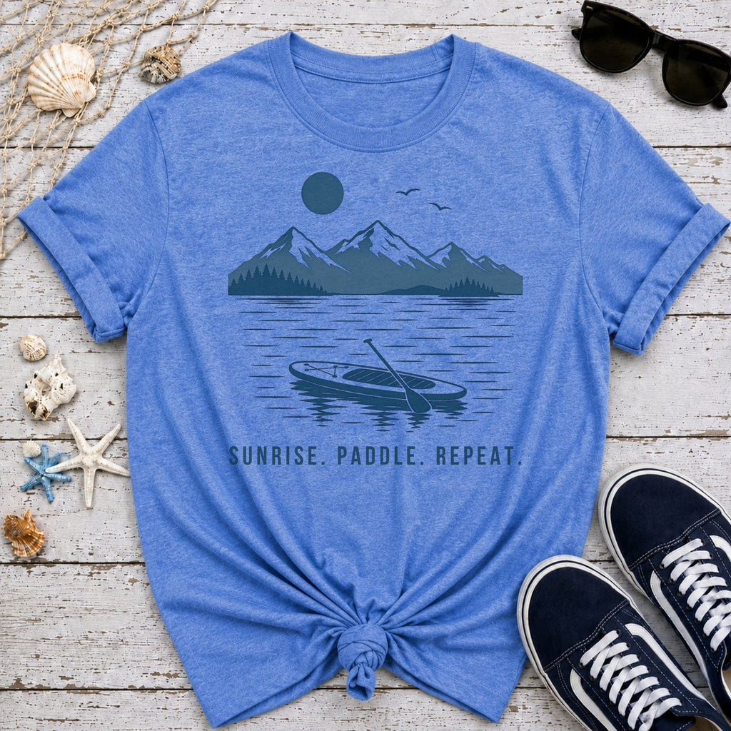Sunrise. Paddle. Repeat. T-Shirt