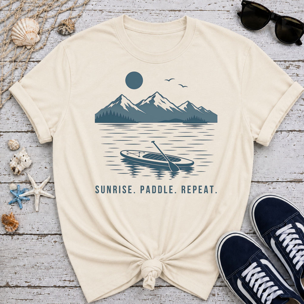 Sunrise. Paddle. Repeat. T-Shirt