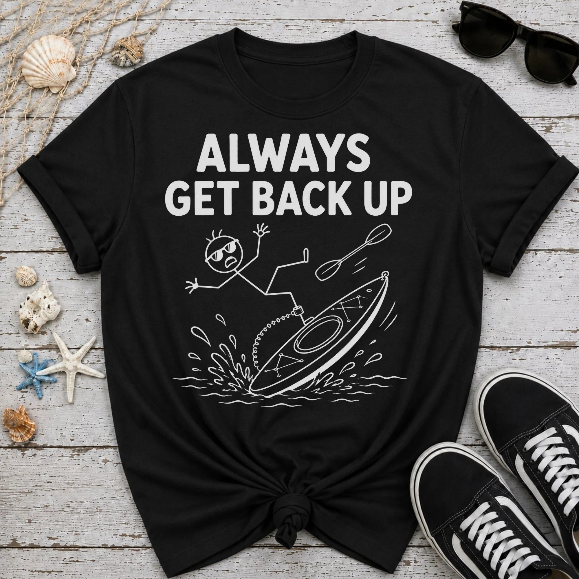Get Back Up - Kayak T-Shirt