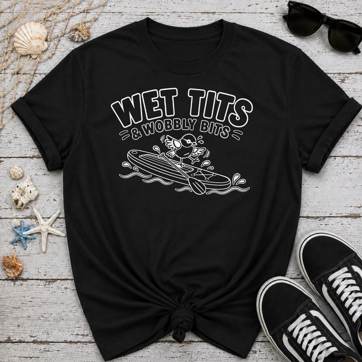 Wet Blue Tits T-Shirt