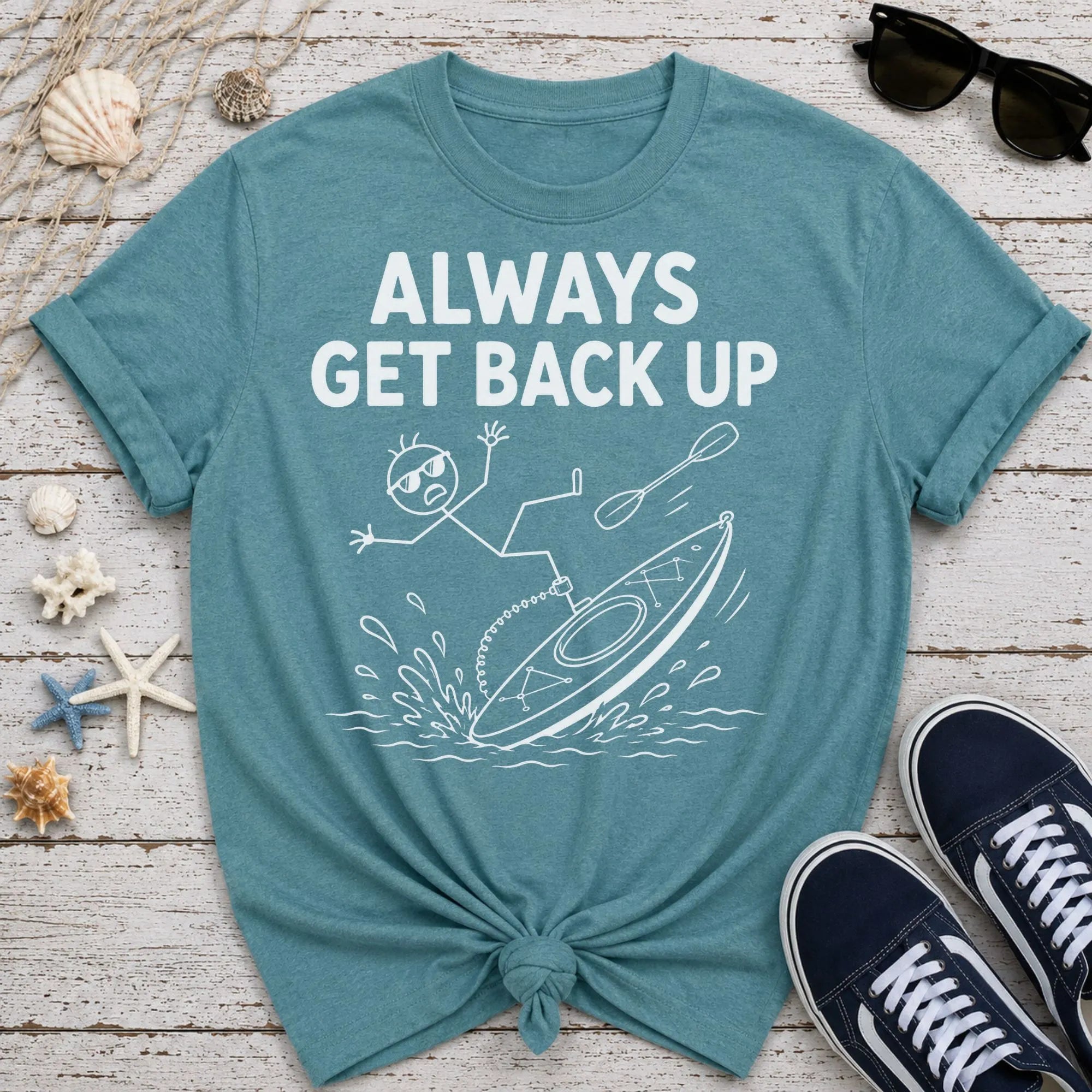 Get Back Up - Kayak T-Shirt