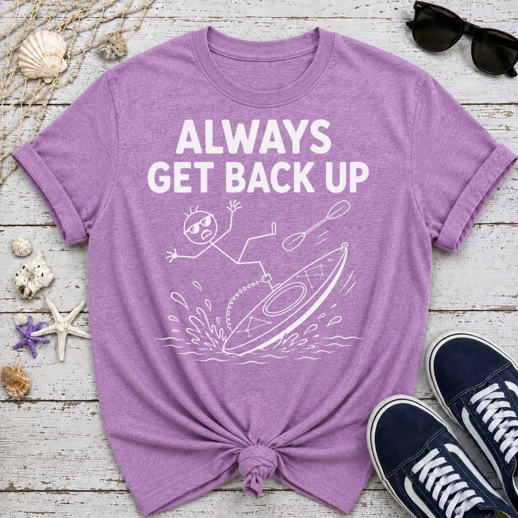 Get Back Up - Kayak T-Shirt