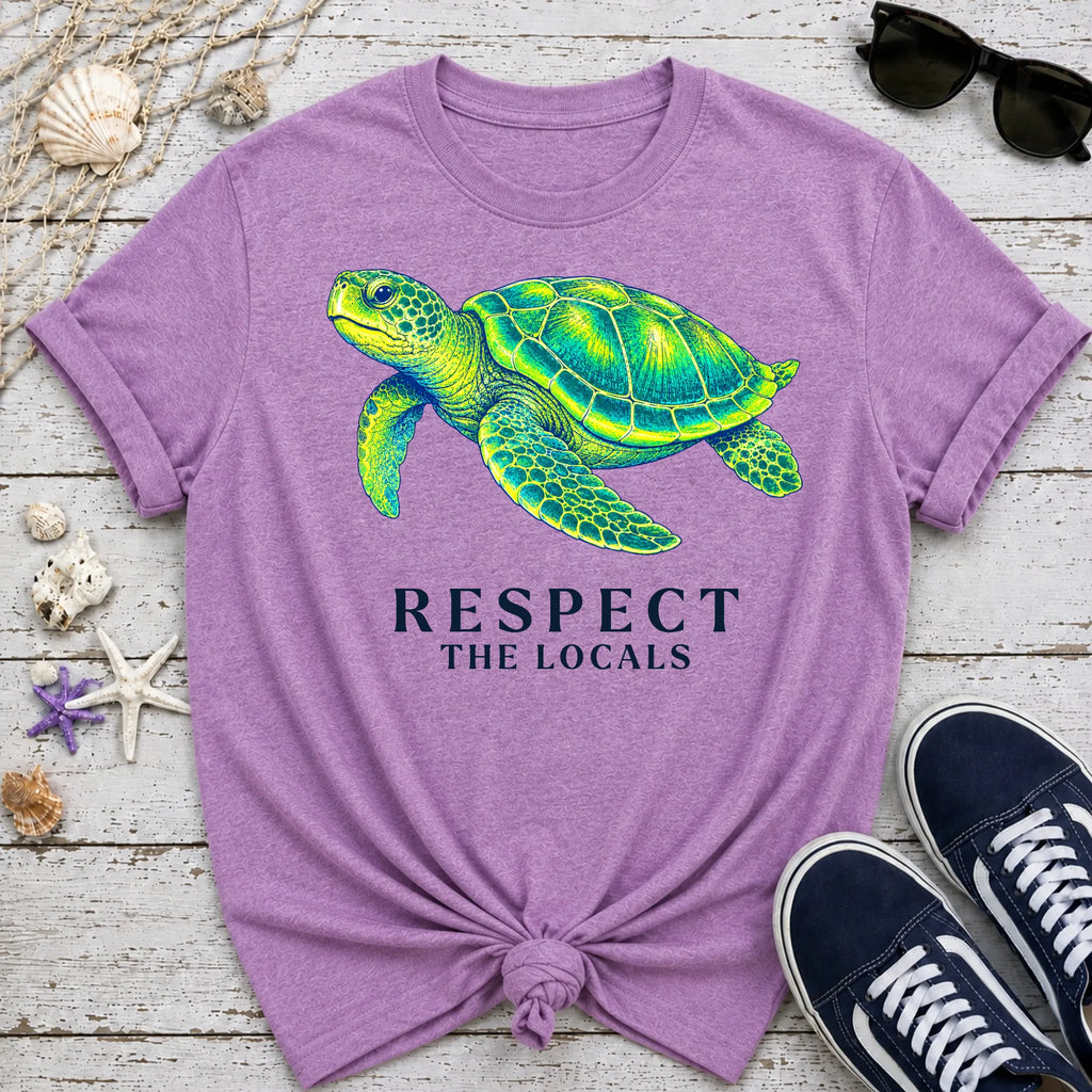 Turtle Respect the Locals T-Shirt