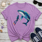 Blue Whale Diving T-Shirt