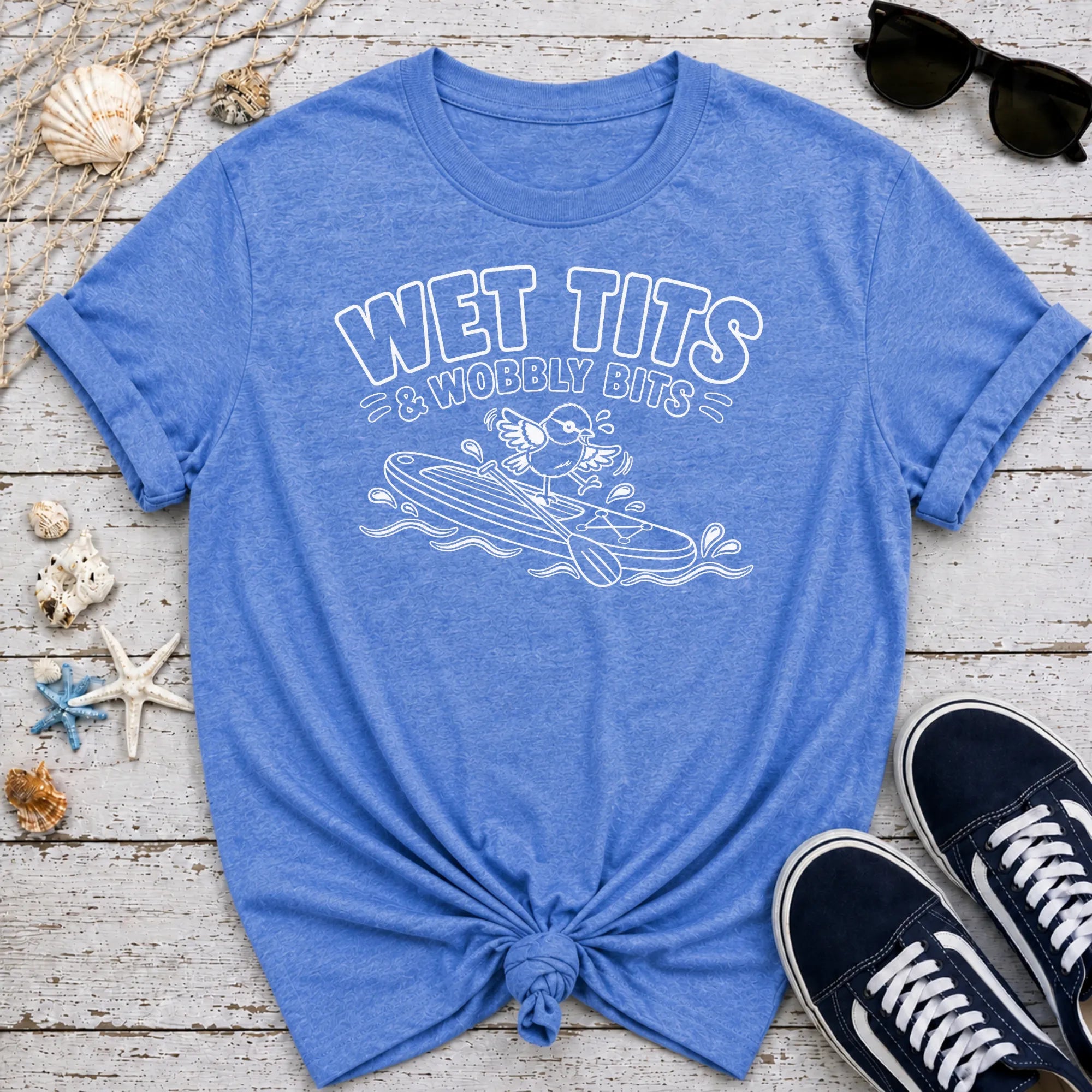 Wet Blue Tits T-Shirt