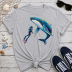 Blue Whale Diving T-Shirt