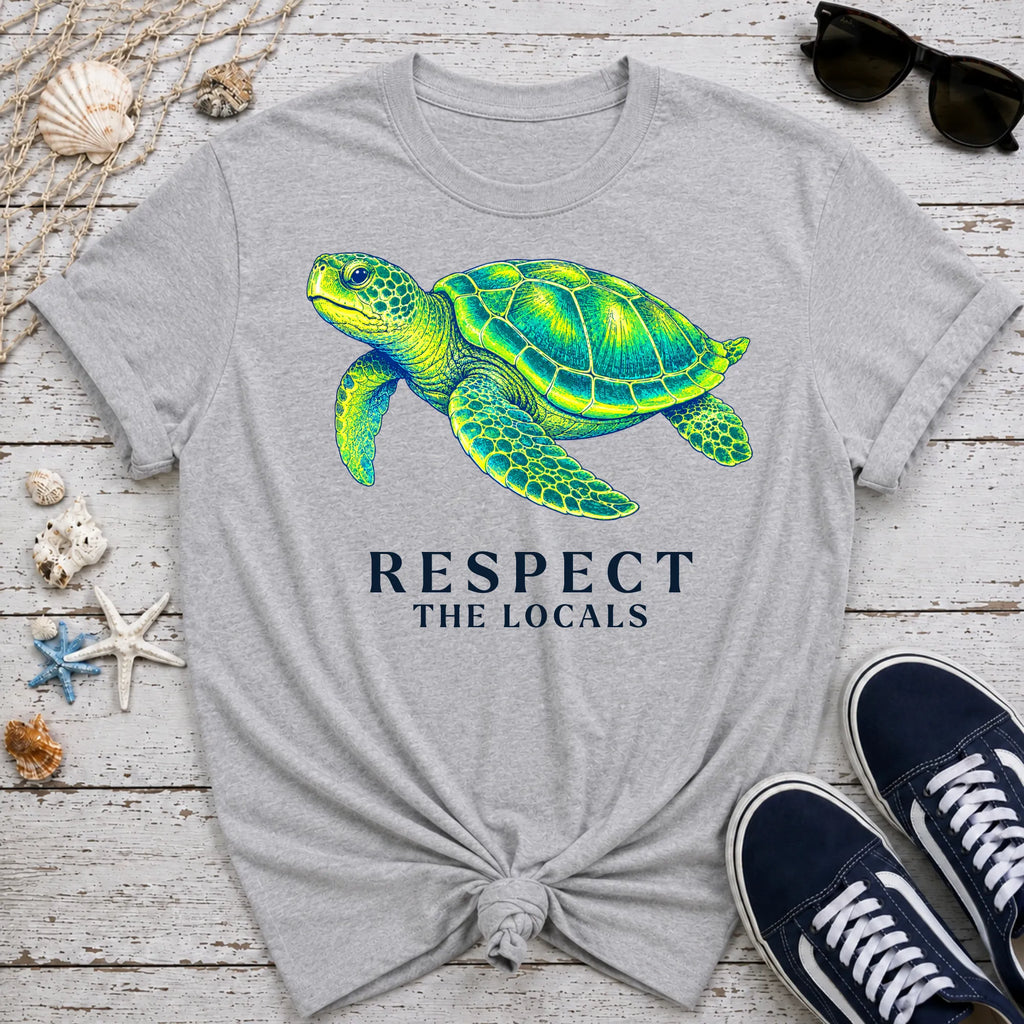 Turtle Respect the Locals T-Shirt