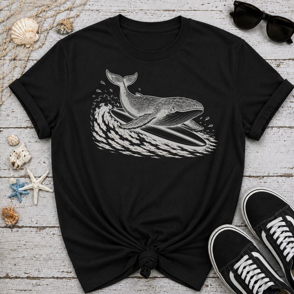 Winnie Whale Surfer T-Shirt