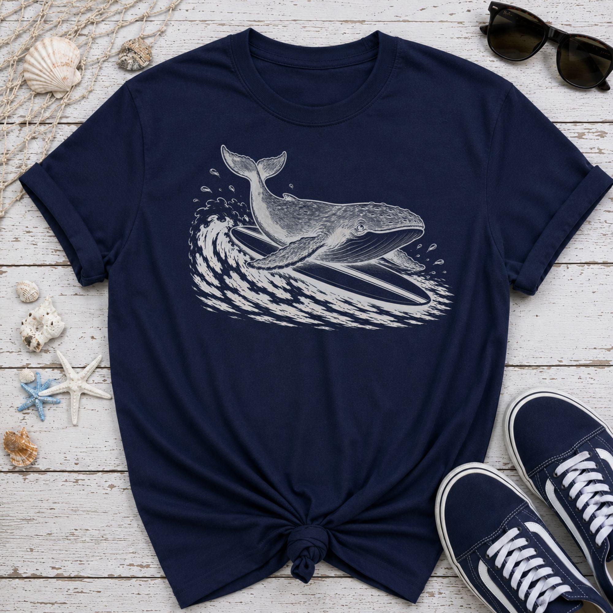 Winnie Whale Surfer T-Shirt